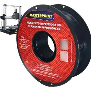 Filamento Impressora 3d Petg Preto Resistente 1kg 1,75mm